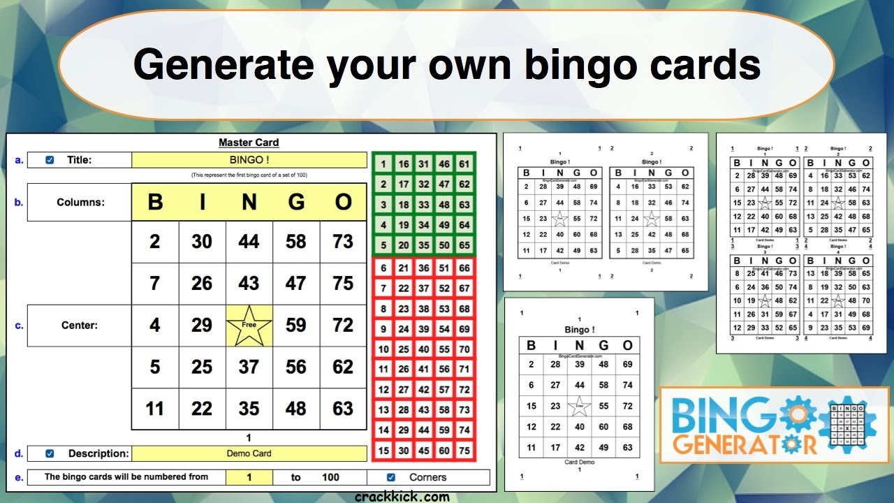 Bingo Numbers Crack Numbers Caller Generator Download 2021