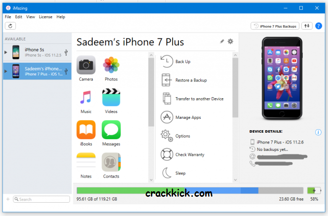 iMazing 2.17.5 Crack With Serial Key Free Download [Win/Mac]