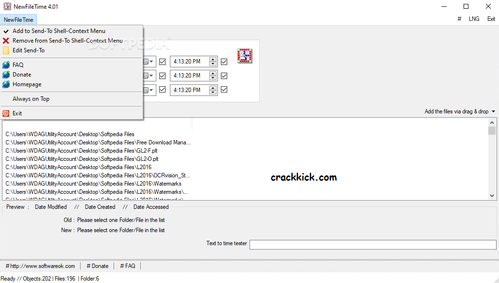 NewFileTime Crack 6.88  Torrent With Keygen Free Download [Win/Mac]