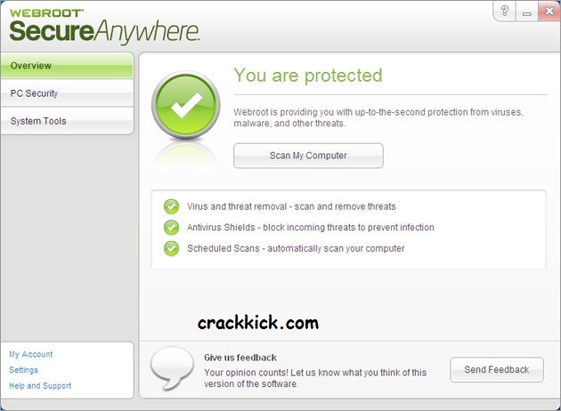 Webroot SecureAnywhere Antivirus Crack with Activation Key Free Download [Win/Mac]