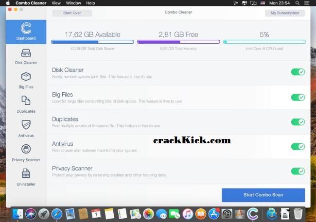 Combo Cleaner 1.3.7 Crack With Serial Key Free Download [Win/Mac]